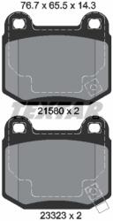 TEXTAR Set Placute Frana, Frana Disc 2158001 Maserati Ghibli Ii/Quattroporte Iv