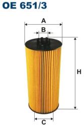 FILTRON Filtru Ulei Oe651/3 Kamaz 5490/65206/65207/65209/6580/65801/65802/65806