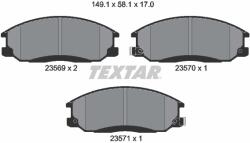 TEXTAR Set Placute Frana, Frana Disc 2356901 Baic Huansu S3 / S3L Daewoo Rexton Jac Rein