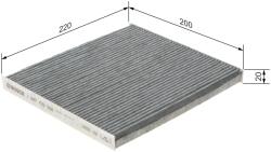 Bosch Filtru, Aer Habitaclu 1987435566 Toyota Avensis/Corolla/Corolla Verso