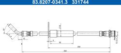 ATE Furtun Frana 83.8207-0341.3 Ford Puma