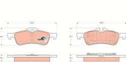 TRW Set Placute Frana, Frana Disc Gdb1561 Mini Mini (GDB1561)