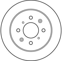 TRW Disc Frana Df4191 Acura Integra Honda Accord Iii/Accord Iii Aerodeck/City Iv