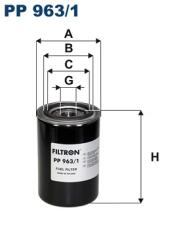 FILTRON Filtru Combustibil Pp963/1 Scania 4 - Series/G I/Irizar Century/Irizar Pb/P I/T