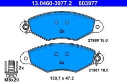 ATE Set Placute Frana, Frana Disc 13.0460-3977.2 Citroën Xsara Nissan Kubistar