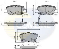 COMLINE Set Placute Frana, Frana Disc Cbp31572 Toyota Auris/Corolla