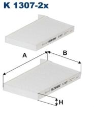 FILTRON Filtru, Aer Habitaclu K1307-2X Hyundai H-1/H-1 / Starex/H-1 Travel (K1307-2x)