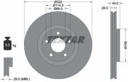 TEXTAR Disc Frana 92222003 Nissan Juke/Qashqai I/Sentra Vi Nissan (Dfac) X-Trail (92222003)