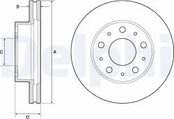 DELPHI Disc Frana Bg9180C Fiat Ducato (BG9180C)