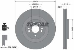 TEXTAR Disc Frana 92103205 Mercedes-Benz M-Class