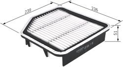 Bosch Filtru Aer F026400192 Lexus Gs/Is C/Is Ii Toyota Crown/Mark X I (F026400192)