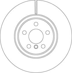 TRW Disc Frana Df6749S Bmw 1/2 Active/2 Gran/2 Gran Tourer/X1/X2