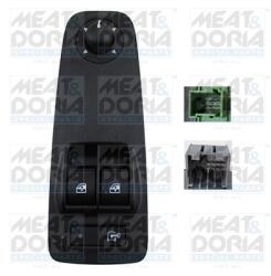 MEAT & DORIA Comutator, Macara Geam Fata Stanga 26489 Citroën Jumper Ii Fiat Ducato (26489)