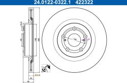 ATE Disc Frana 24.0122-0322.1 Toyota Yaris (24.0122-0322.1)