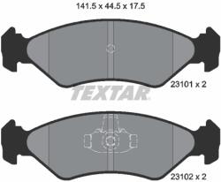 TEXTAR Set Placute Frana, Frana Disc 2310101 Ford Courier Pick-Up/Fiesta/Fiesta Iii/Ka
