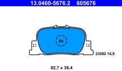 ATE Set Placute Frana, Frana Disc 13.0460-5676.2 Toyota Prius (13.0460-5676.2)