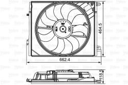 VALEO Ventilator, Radiator 696881 Renault Megane Iv/Megane Iv Grand/Talisman