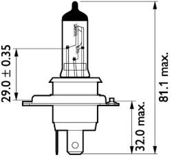 Philips Bec, Far Faza Lunga 13342Mdc1 Daf 45/55/65/65 Cf/75/85/85 Cf/95/95 Xf/F 2300