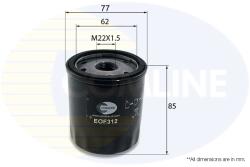 COMLINE Filtru Ulei Eof312 Chevrolet Corvette Mg Mg Gs Opel Adam/Astra K/Corsa E/Karl (EOF312)