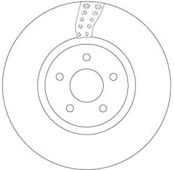 TRW Disc Frana Df6662S Ford Focus Ii/Focus Iii/Kuga Ii/Transit Connect