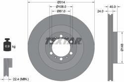 TEXTAR Disc Frana 92144803 Mitsubishi L200/Pajero Sport I/Pajero Sport Van I