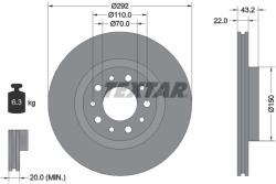 TEXTAR Disc Frana 92145303 Alfa Romeo 159/Brera/Spider (92145303)