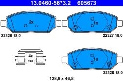 ATE Set Placute Frana, Frana Disc 13.0460-5673.2 Opel Karl Vauxhall Viva