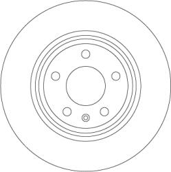 TRW Disc Frana Df6981S Audi A4 B9/A5/A6 C8/A7