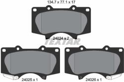 TEXTAR Set Placute Frana, Frana Disc 2402403 Lexus Gx Toyota 4 Runner Iv/4 Runner V (2402403)