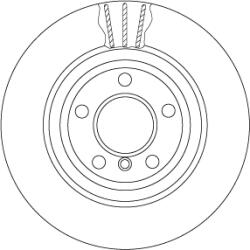 TRW Disc Frana Df6617S Bmw 5 (DF6617S)