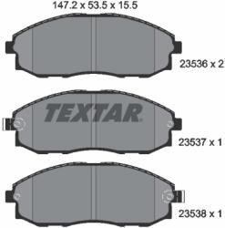 TEXTAR Set Placute Frana, Frana Disc 2353601 Hyundai H-1/H-1 / Starex/H100/Porter (2353601)