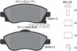 TEXTAR Set Placute Frana, Frana Disc 2322501 Chevrolet Combo/Corsa/Montana Pick-Up