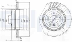 DELPHI Disc Frana Bg3943 Bmw X3