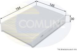 COMLINE Filtru, Aer Habitaclu Ekf404 Citroën C1 Ii Peugeot 108 Toyota Aygo (EKF404)