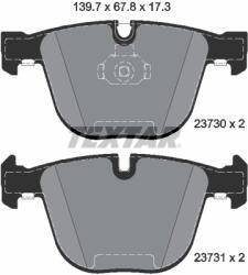 TEXTAR Set Placute Frana, Frana Disc 2373001 Bentley Arnage/Azure Ii/Brooklands Bmw 1/3 (2373001)