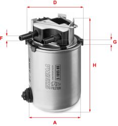 SOFIMA Filtru Combustibil S1095Nr Nissan Qashqai Ii/X-Trail Iii Renault Kadjar (S1095NR)
