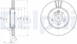 DELPHI Disc Frana Bg3503 Mg Mg 6/Mg Zt/Mg Zt- T Mg (Saic) 550/6 Roewe (Saic) 550/750 (BG3503)