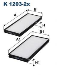 FILTRON Filtru, Aer Habitaclu K1203-2X Kia Carens I/Carens Ii