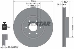 TEXTAR Disc Frana 92296503 Mercedes-Benz X-Class Nissan Navara Np300 Renault Alaskan (92296503)