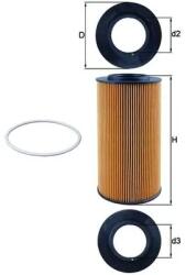 MAHLE Filtru Ulei Ox434D Bova Magiq/Synergy Daf Cf/Cf 85/Xf/Xf 105 Ginaf X-Series (OX434D)