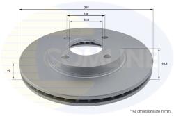 COMLINE Disc Frana Adc1206V Ford Fiesta/Fiesta Iv/Fiesta V/Focus I/Fusion/Ka/Puma (ADC1206V)