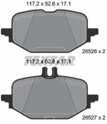 TEXTAR Set Placute Frana, Frana Disc 2652601 Mercedes-Benz C-Class/C-Class All-Terrain