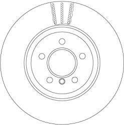 TRW Disc Frana Df6607S Bmw 3/3 Gran Turismo/3 Touring/4/4 Gran