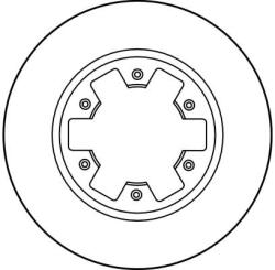 TRW Disc Frana Df1965 Ford Maverick Nissan Navara/Pathfinder I/Pathfinder Ii/Pick Up (DF1965)