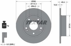 TEXTAR Disc Frana 92144603 Honda Accord Vii