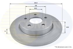 COMLINE Disc Frana Adc1228 Ford C-Max/Focus C-Max/Focus Ii (ADC1228)