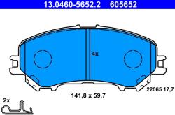 ATE Set Placute Frana, Frana Disc 13.0460-5652.2 Nissan Qashqai Ii