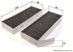 COMLINE Filtru, Aer Habitaclu Ekf370A-2 Ds Ds 4 Ii/Ds 9 Opel Astra L Peugeot 308/308 Ii (EKF370A-2)