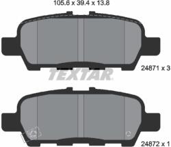 TEXTAR Set Placute Frana, Frana Disc 2487101 Infiniti Jx/Qx60 Nissan Altima/Cube/Elgrand