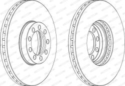 FERODO Disc Frana Fcr329A Iveco Daily Iv/Daily V/Daily Vi